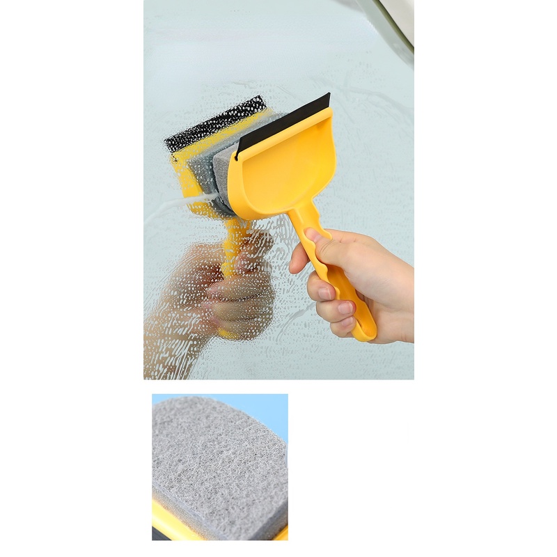 Dụng Cụ Vệ Sinh Kính Gương Hai Mặt Tiện Lợi Dành Cho Gia Đình