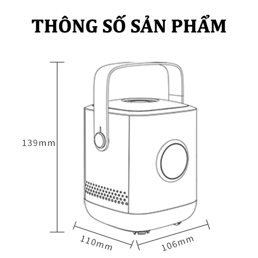 Bơm lốp không dây thế hệ mới - Nhỏ gọn, bơm khoẻ