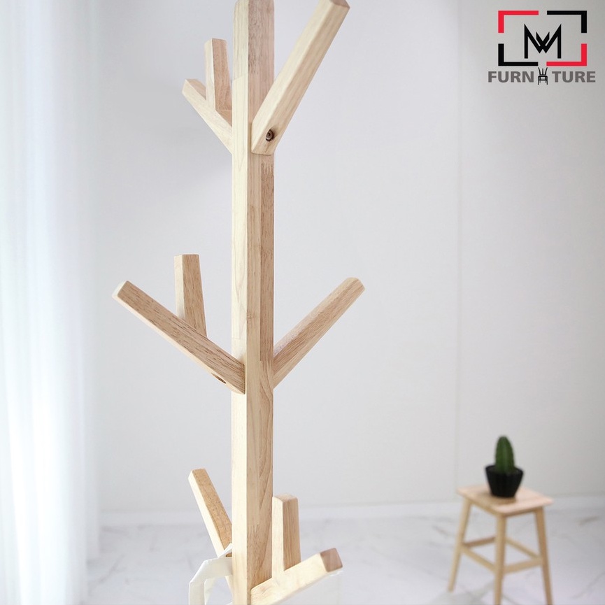 Version2 cây treo đồ bằng gỗ lắp ghép đa năng thương hiệu MW FURNITURE - Nội thất trang trí