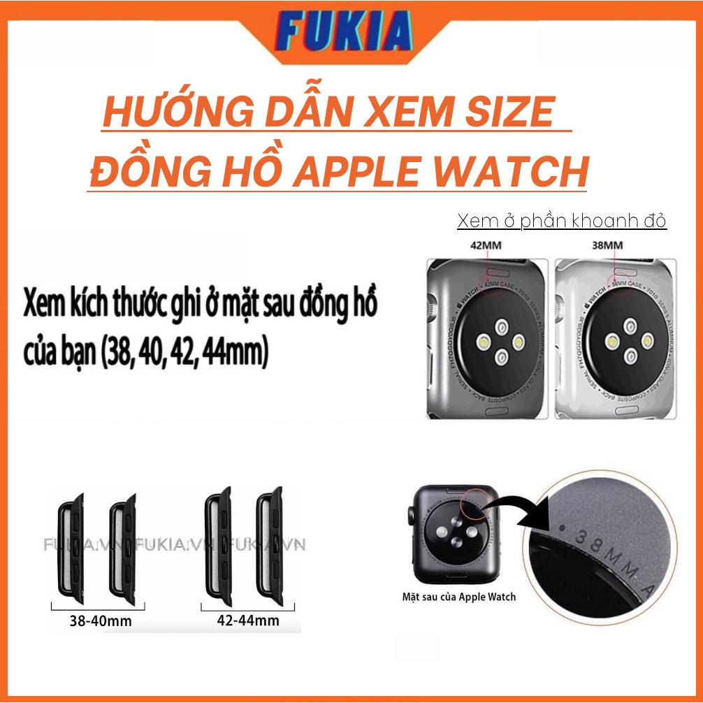 Combo dây thép milan và ốp viền thép bạc cho Apple Watch đồng hồ thông minh iWatch Series 1/2/3/4/5/6/SE size 38/40/42/4