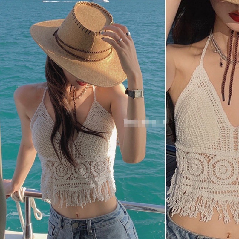 Croptop len yếm Quảng Châu