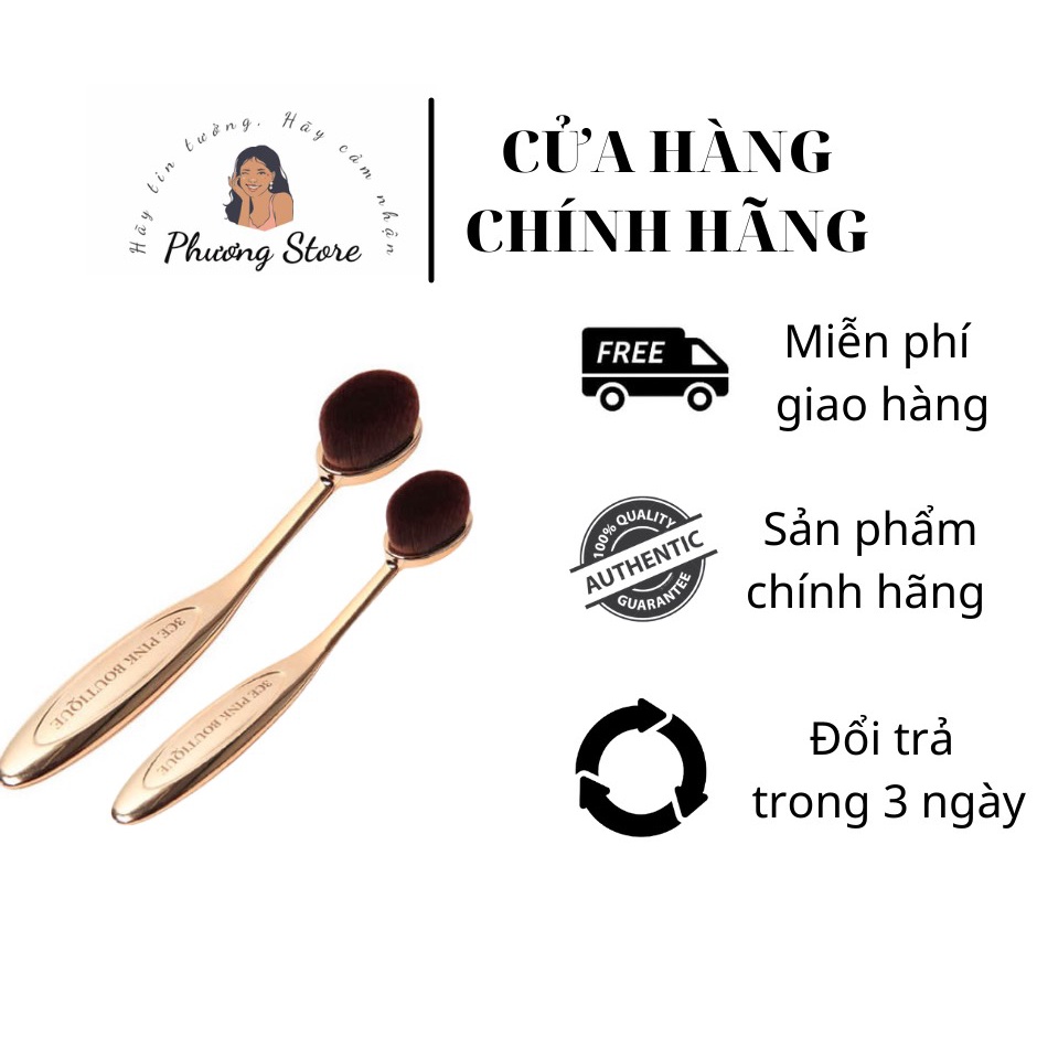 cọ đánh kem nền 3CE Pink boutique