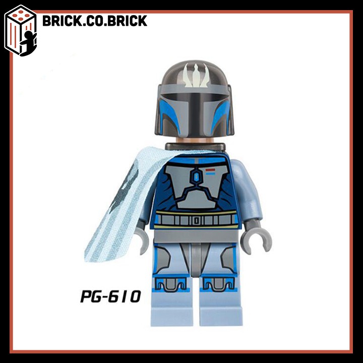 PG609 PG610 - Đồ chơi lắp ráp minifigure mô hình non-lego lính gác tử thần từ phim Star Wars- Chiến tranh giữa vì sao