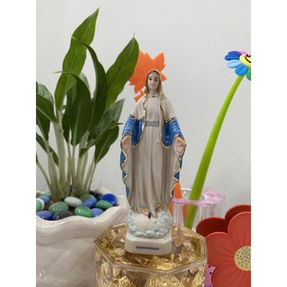 208. Đức Mẹ ban ơn gốm sứ 11cm