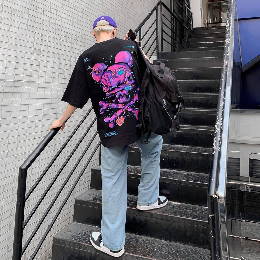 [FULLTAG CHÍNH HÃNG] Áo Thun BAD HABBITS CRACKEN FULLTAG | Áo Thun COTTON 100% | CHUẨN CAO CẤP 1:1 LOCAL BRAND | BigBuy360 - bigbuy360.vn