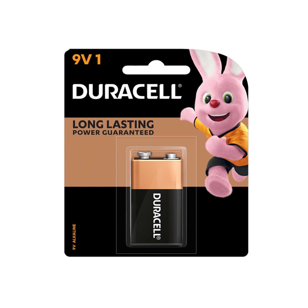 5 viên pin 9V, pin vuông Duracell alkaline