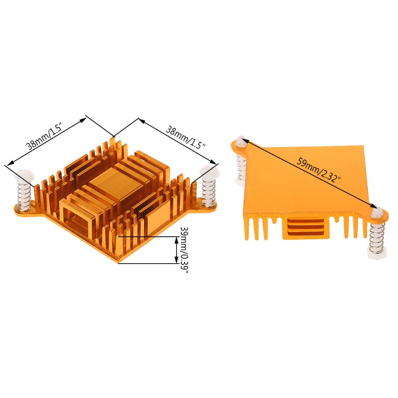 Quạt Tản Nhiệt Bằng Nhôm Cho Chipset Northbridge Southbridge