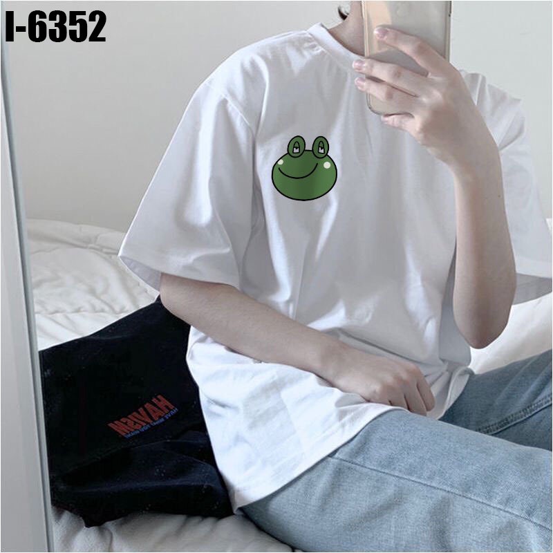Áo Thun Nữ Unisex In Logo Ếch Xanh