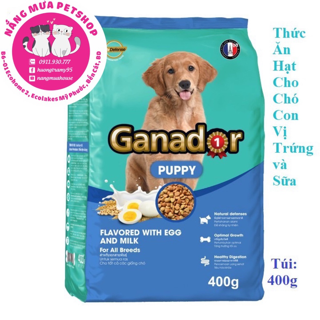 hạt chó GANADOR PUPPY / ADULT 3KG ĐỦ LOẠI