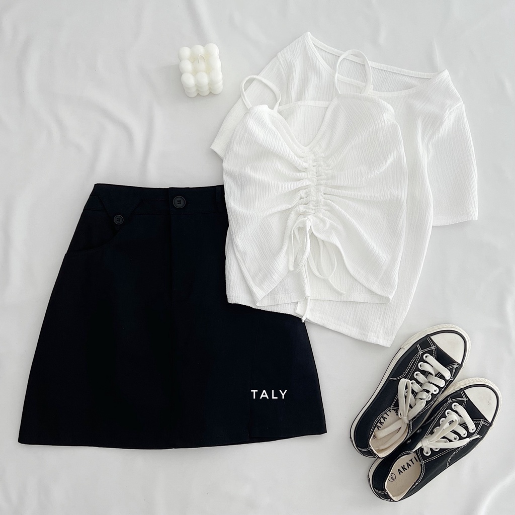 Set áo 2 dây rút + áo khoác TALY S060510