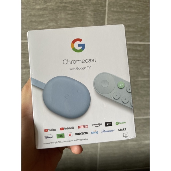 Google Chromecast with Google TV, chất lượng 4K HDR, ra lệnh Tiếng Việt
