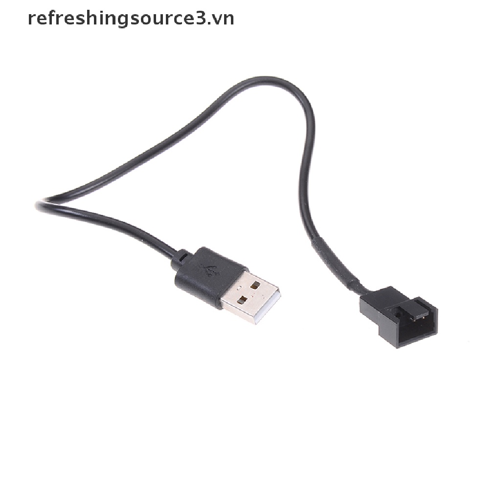 Cáp Chuyển Đổi USB 2.0 a male Sang 4 pin 3Pin Cho Quạt Máy Tính 5v