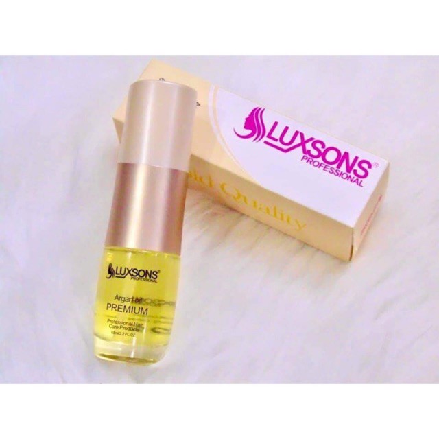 Serum Dưỡng Tóc Argan Oil Luxson 65ml Hàng Chất Mẫu Mã Sang Trọng