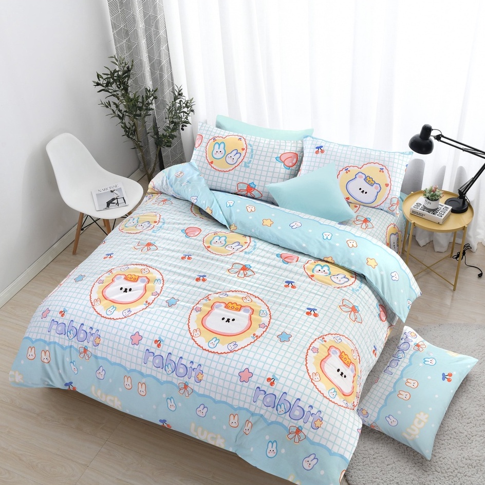 Bộ ga áo gối Cotton AT Super Star 1m2x2m 1m4x2m 1m6x2m 1m8x2m +30cm