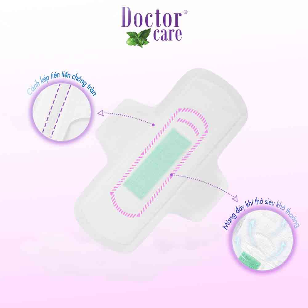 Băng vệ sinh thảo dược D&C Doctor Care ban ngày 24cm Combo 2 gói