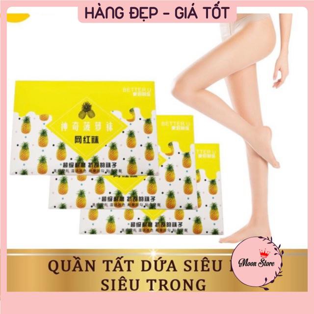 Quần tất giấy da nữ mỏng quả dứa siêu dai, siêu trong thật chân