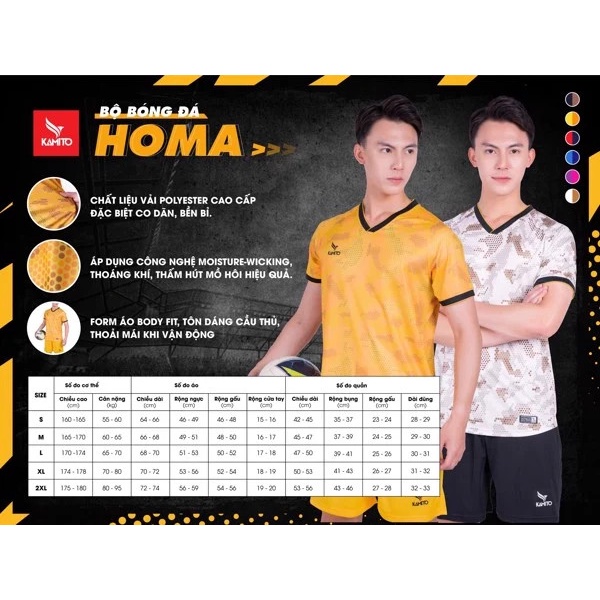 BỘ THỂ THAO KAMITO HOMA MÀU TRẮNG 2022