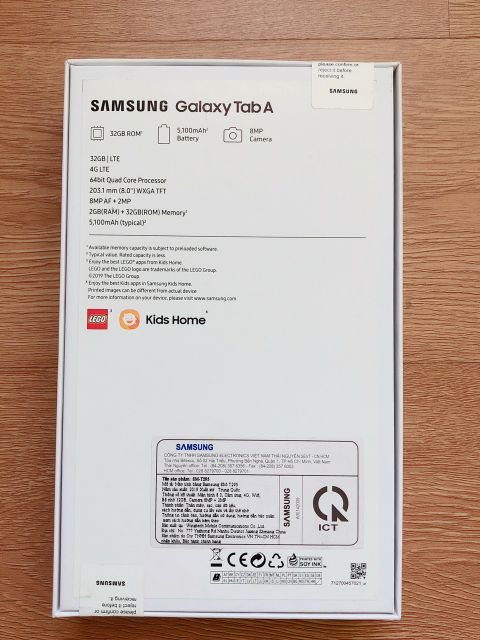 Máy tính bảng Samsung Galaxy Tab A8 8Inch T295 32GB - Chính hãng ( Màu đen)