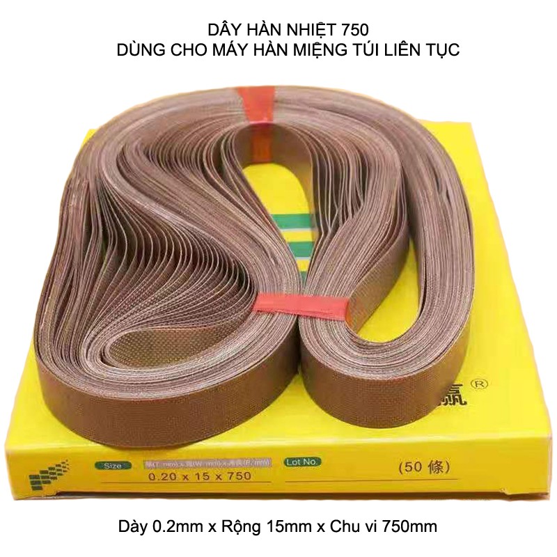 Dây hàn nhiệt, dây ép nhiệt máy hàn miệng túi nhiều loại - Propack 0916311442