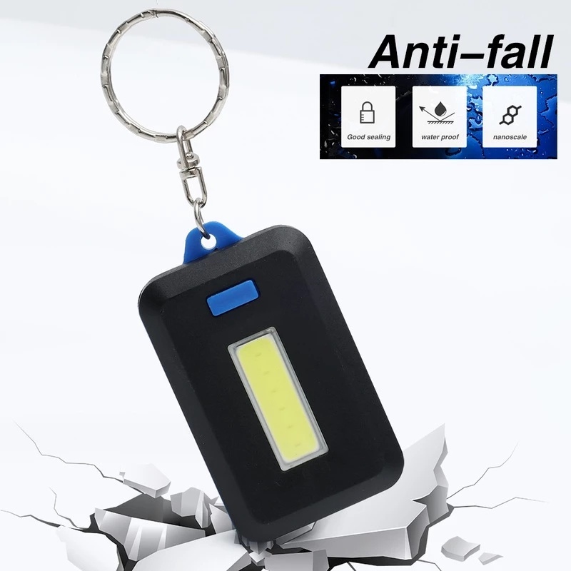 Đèn Pin LED COB Mini Cầm Tay Chống Nước Đa Năng Dùng Cho Các Hoạt Động Ngoài Trời