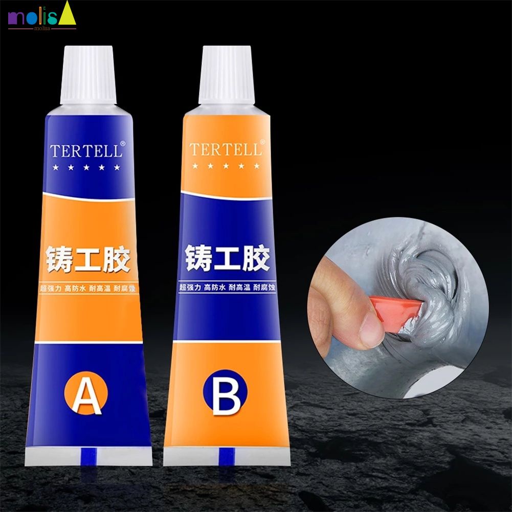 SẴN SÀNG 20/70/100g Kim Loại A & B Dính Công Nghiệp Khả Năng Chịu Nhiệt Lạnh Hàn Sửa Chữa Dán phổ nhanh chóng làm khô cường độ cao dính keo Sửa Chữa kim loại gỗ nhựa gốm sứ thủy tinh-molisa