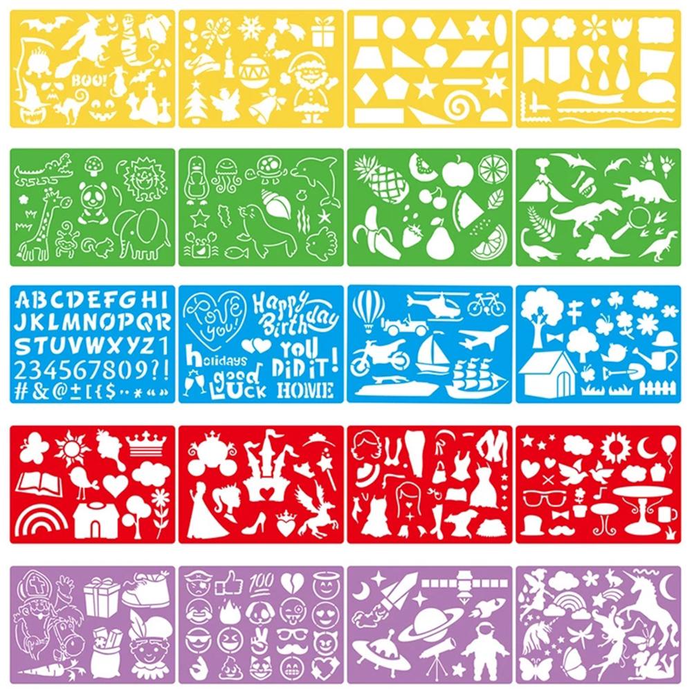 Khuôn Tô Màu Họa Tiết Chữ Cái Tiếng Anh Độc Đáo Cho Bé