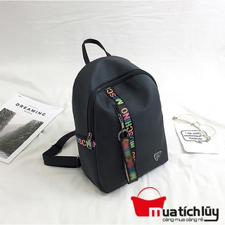 MTL - Balo vải dù phối chữ mẫu 1