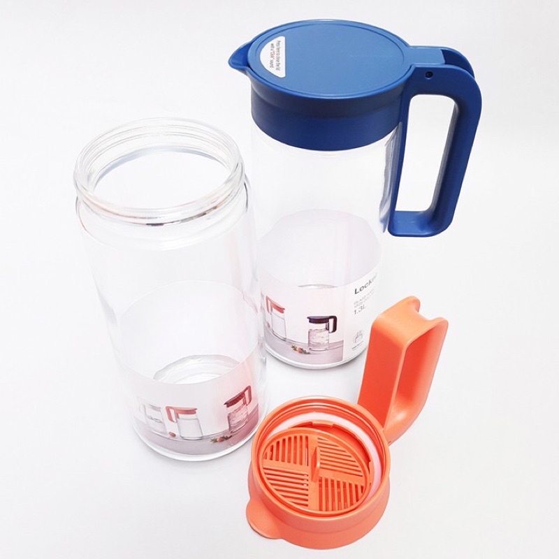Bình Dựng Nước Thuỷ Tinh Quai Cầm Chắc Chắn Lock&Lock LLG619 1.3L Katigiadung