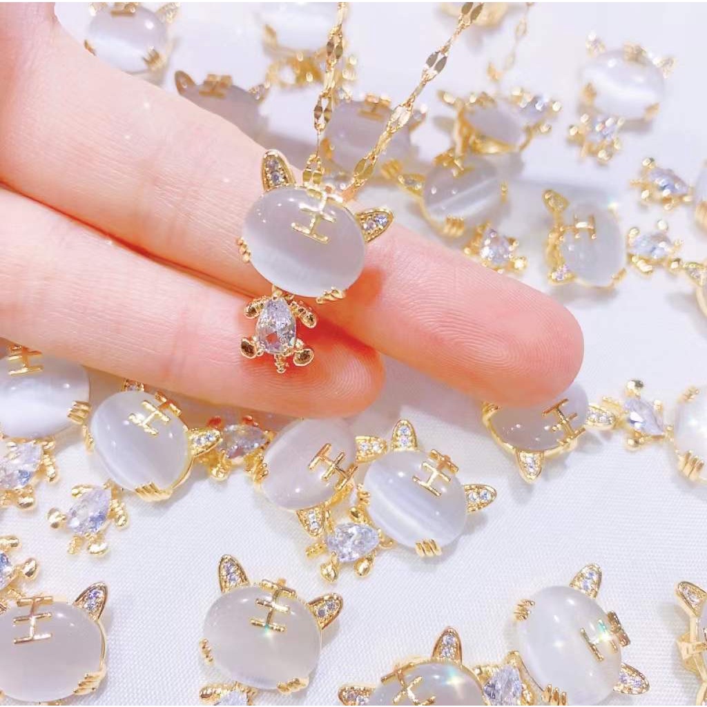 Vòng cổ Mạ Vàng 18K Mặt Hình Con Hổ Đính Đá Thời Trang Cho Nữ