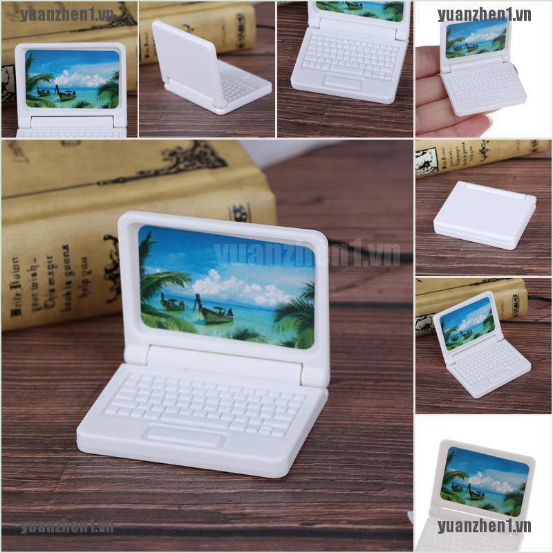 [YUANZHEN1] Máy Tính Mini Hiện Đại Sáng Tạo Làm Quà Tặng Cho Nhà Búp Bê