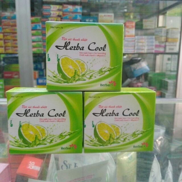 Bột sủi thanh nhiệt Herba Cool - Hộp 5 gói | BigBuy360 - bigbuy360.vn
