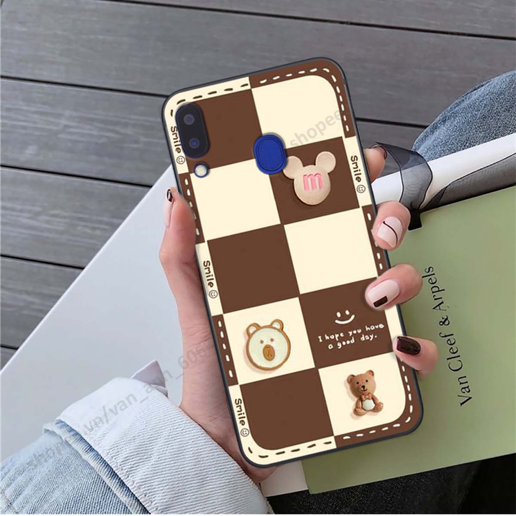 Ốp lưng Samsung M20 / M30 hình gấu, kẹo dễ thương cute