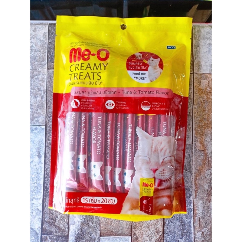 [Mã PET50K giảm Giảm 10% - Tối đa 50K đơn từ 250K] [11 HƯƠNG VỊ] ME-O CREAMY TREATS SÚP THƯỞNG CHO MÈO 15G
