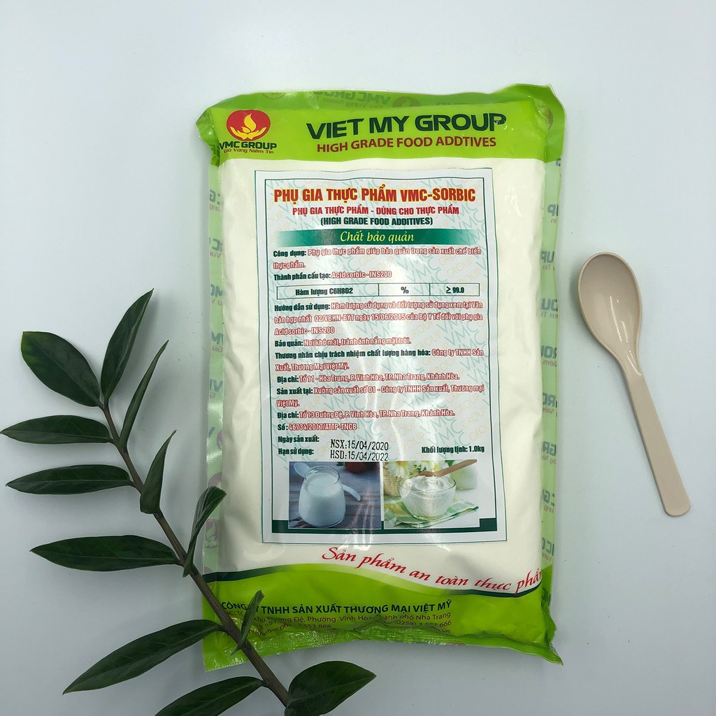 BẢO QUẢN THỰC PHẨM CHẾ BIẾN NEM, RAU CỦ QUẢ, BÁNH MÌ VMC SORBIC