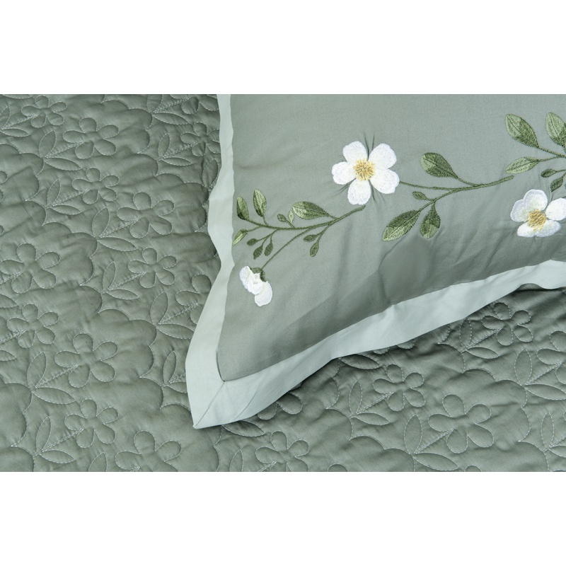 Bộ ga phủ thêu Hanvico Blue Sky – BS96