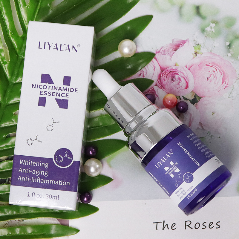 Serum Tinh Chất Niacinamide LIYAL'AN Chống Mụn Chống Nhiễm Trùng Làm Trắng Mặt Tùy Chỉnh 5% 10% Chứa Vitamin B3 30ml