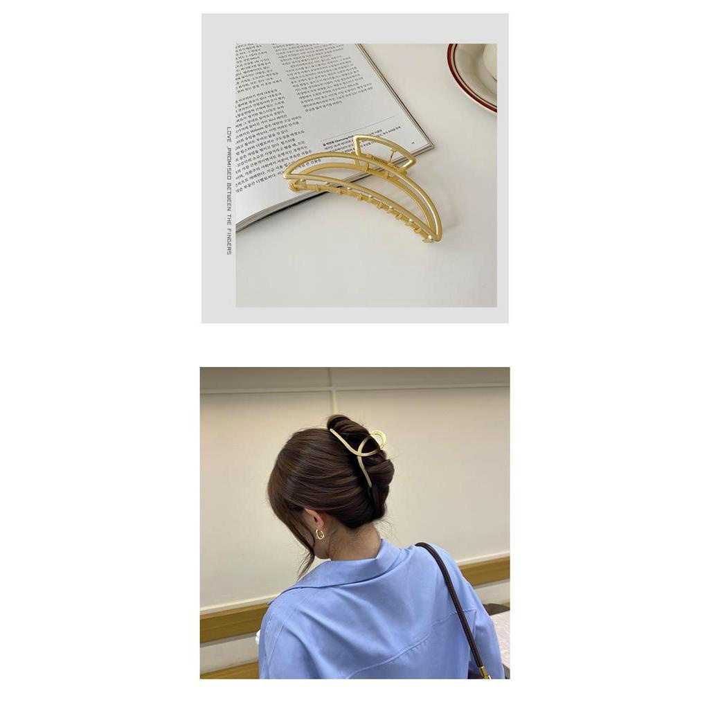 Kẹp tóc thiết kế đơn giản phong cách Hàn Quốc thời trang cho nữ