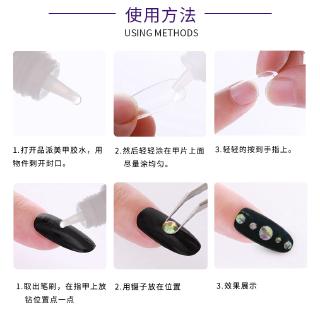 Keo dán móng giả / đính đá làm móng nghệ thuật