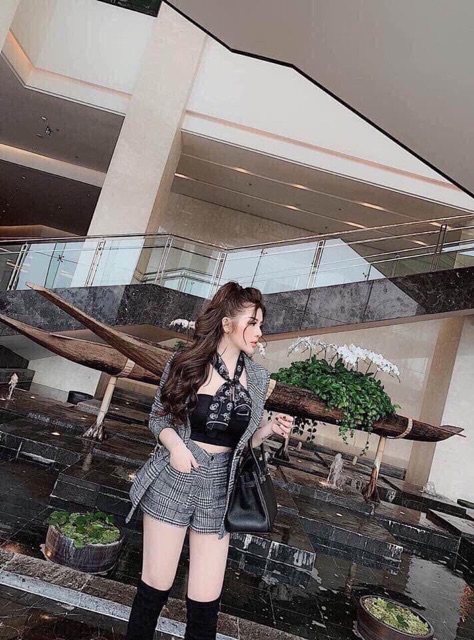 ❤️ SET VEST CARO ĐÙI + ÁO ỐNG #180k