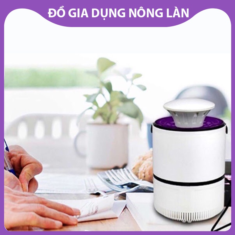 Đèn Bắt Muỗi, Hình Trụ, Cắm Cổng USB Thông Minh trắng, đenNL shop