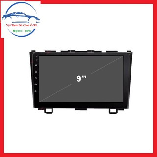 Mặt dưỡng lắp dvd android cho xe honda crv 2007-2012 9inch có jack nguồn zin