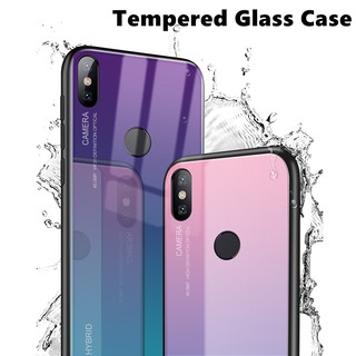 Ốp lưng cường lực phối màu độc đáo cho Xiaomi Mi A1 5X Mi 8 A2 Lite 6X MI8 Lite