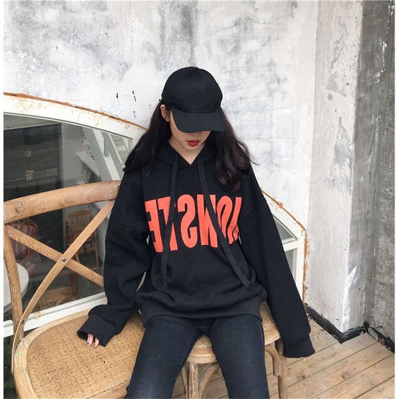 SUXI Áo tròng đầu nữ dài tay kích cỡ lớn