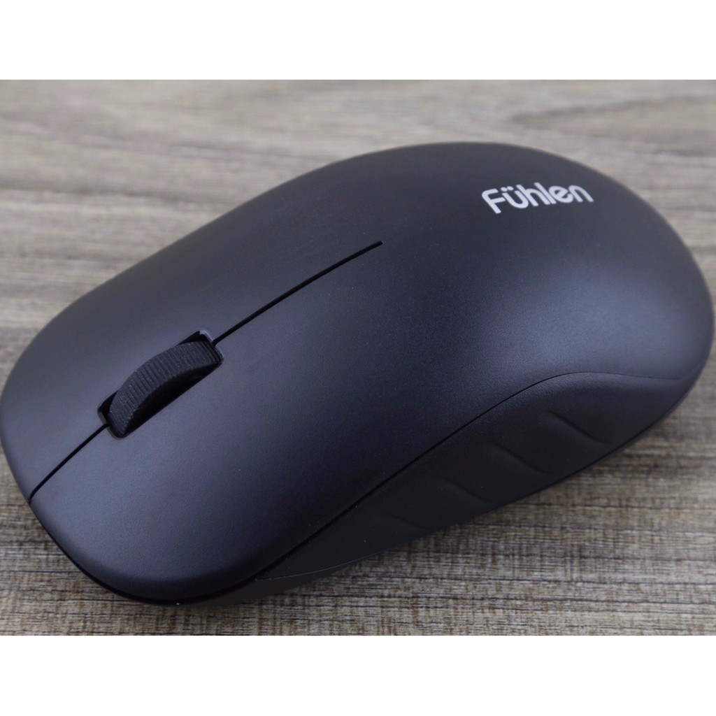 Chuột không dây fuhlen  M70 Đen - Fuhlen BH 2 năm