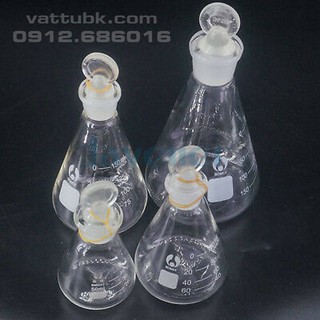 Bình tam giác có nút nhám 100ml