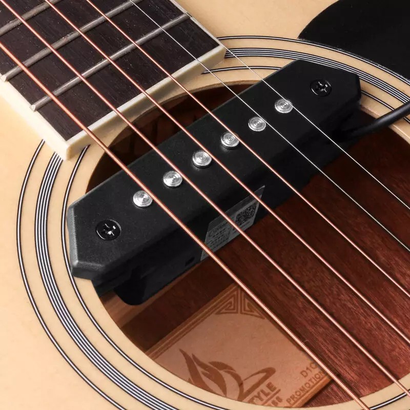 Pick up guitar từ tính gắn lỗ thoát âm PU01 - Kích âm thanh mộc từ guitar ra loa không cần đục thùng