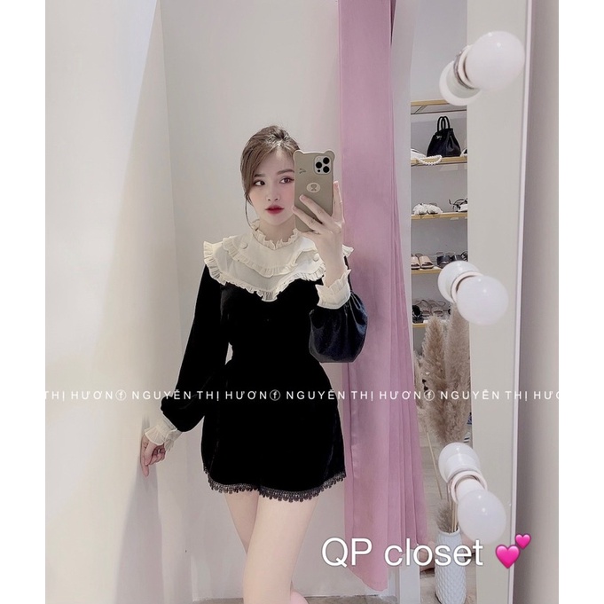 🤩Quần nhung chân ren siêu đẹp. Size S M L