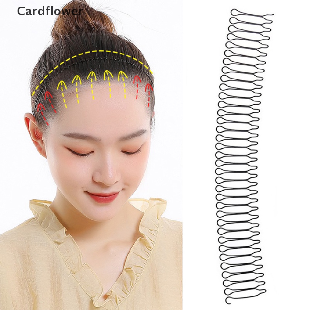 &lt; Cardflower &gt; Kẹp Tóc Vô Hình Có Răng Lược Kẹp Tóc