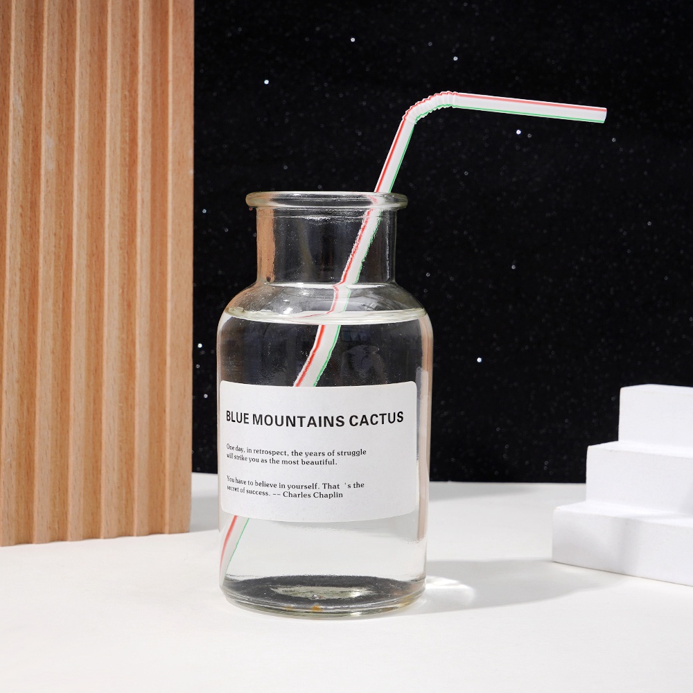 Bộ 100 Ống Hút Nhựa Uốn Cong Nhiều Màu Dùng Một Lần Cho Tiệc Sinh Nhật/Đám Cưới