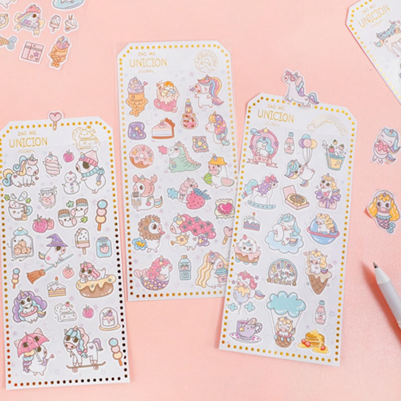 Miếng dán trang trí hình kì lân xinh xắn đáng yêu | BigBuy360 - bigbuy360.vn